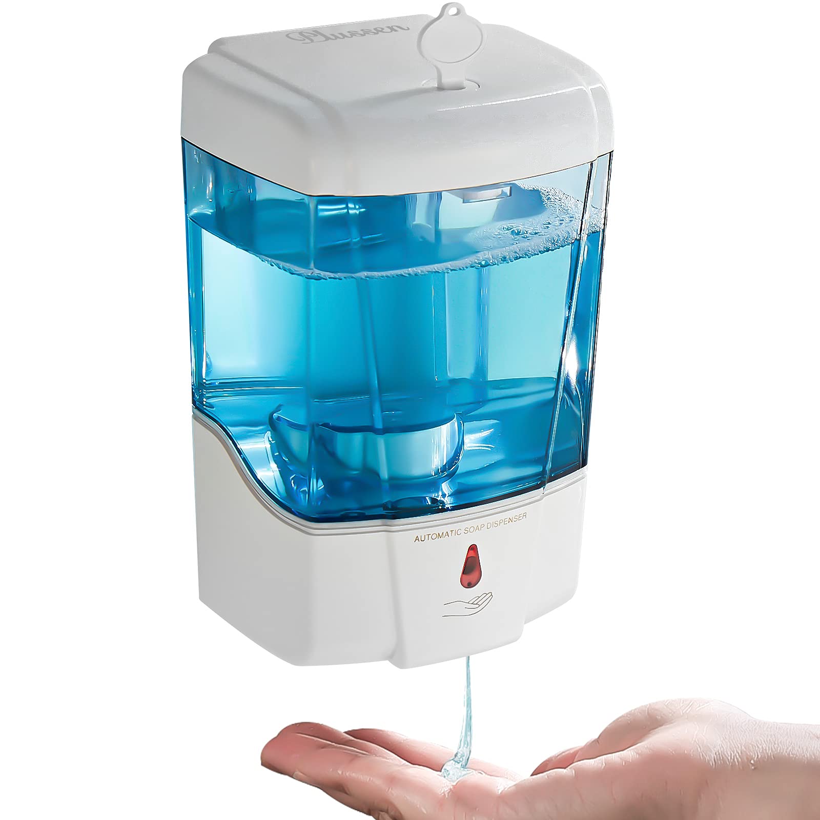 موزع صابون أوتوماتيكي 600 مل يعمل بالبطاريات 600ml Automatic Battery Operated Soap Dispenser