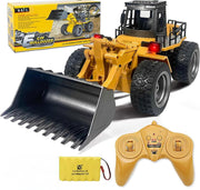 جرافة معدنية بالريموت Remote-controlled metal bulldozer