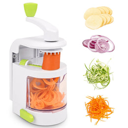 قطاعة خضروات حلزونية 4 في 1 4-in-1 Spiral Vegetable Cutter