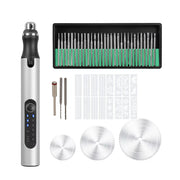 قلم نقش لاسلكي دقة عالية للاستخدام على المعادن والخشب والزجاج Wireless engraving pen with high precision for use on metal, wood, and glass