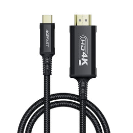 كيبل يو اس بي سي الى اتش دي ام اي فور كي USB Type C - HDMI 4K 1.8m