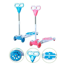 سكوتر للأطفال بتصميم الفراشة 4 عجلات Butterfly-themed 4-wheel scooter for children