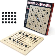 مجموعة شطرنج مغناطيسية خشبية تفاعلية Interactive wooden magnetic chess set
