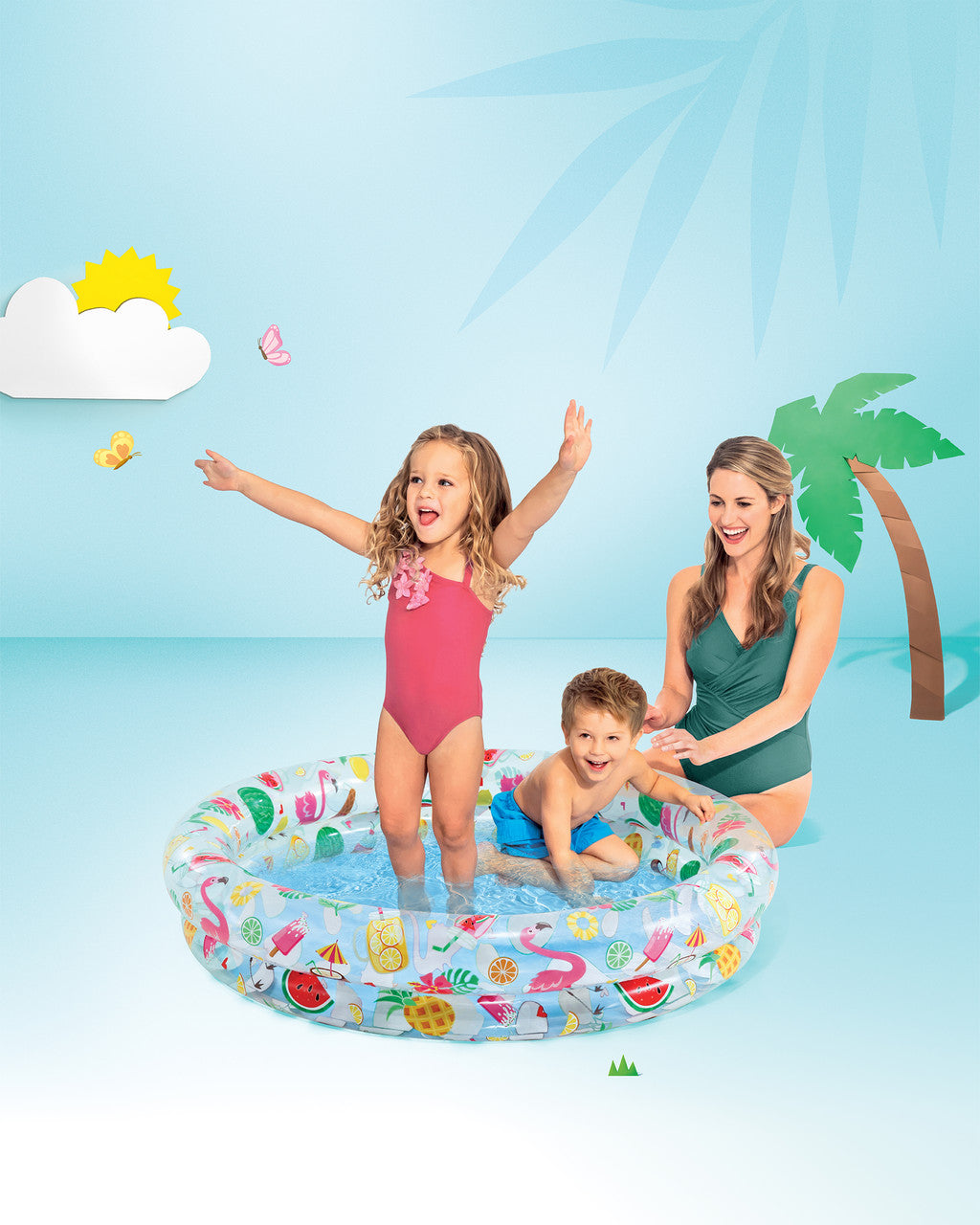 Inflatable pool bag 122cm