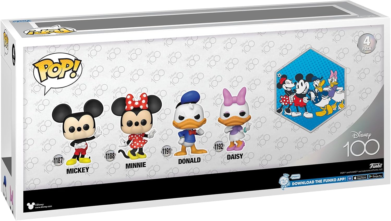 POP DISNEY D100 CLASSIC 4PK