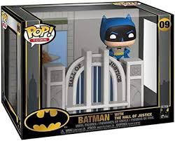 POP 09 TOWN BATMAN HALL +OF JUSTICE .