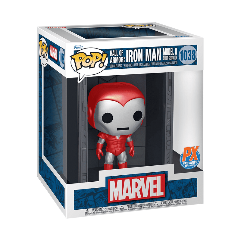 POP DELUXE IRONMAN SILVER CENTURION