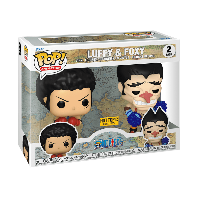 POP OP LUFFY FOXY 2PK