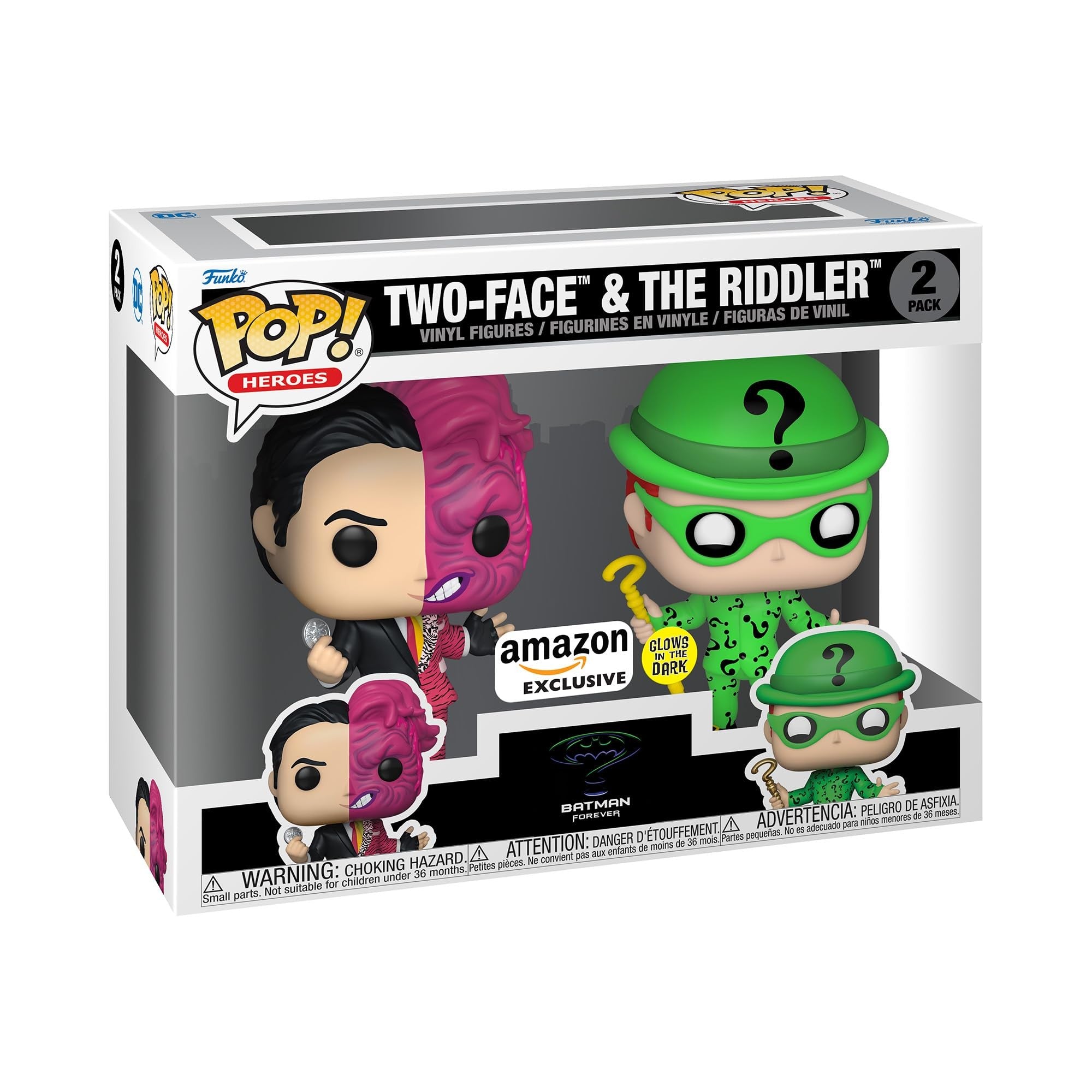 POP TWO FACE AND RIDDLER 2PK