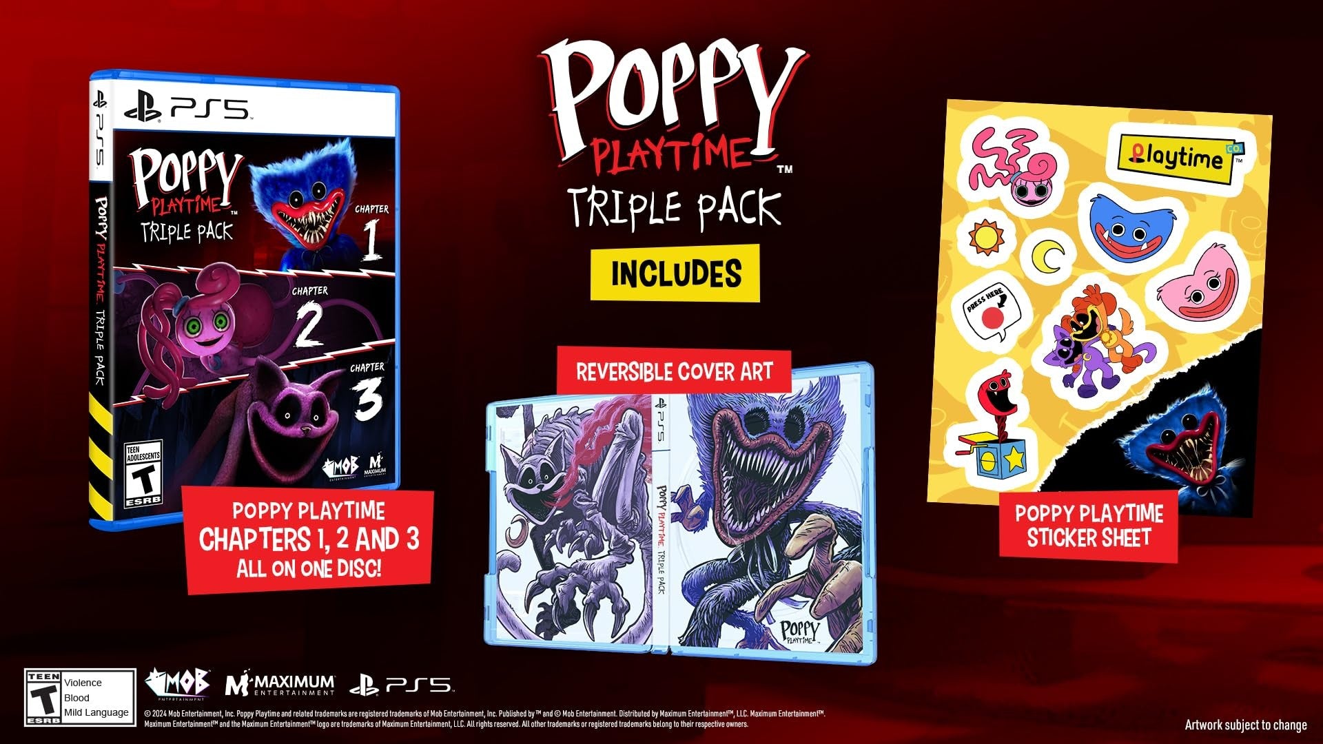 POPPY PLAYTIME TRIPLE PACK PS5
