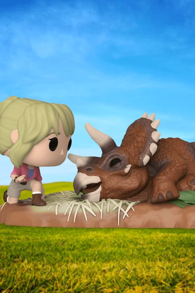 POP MOMENT JURASSIC PARK DR.SATTLER TRICERATOPS