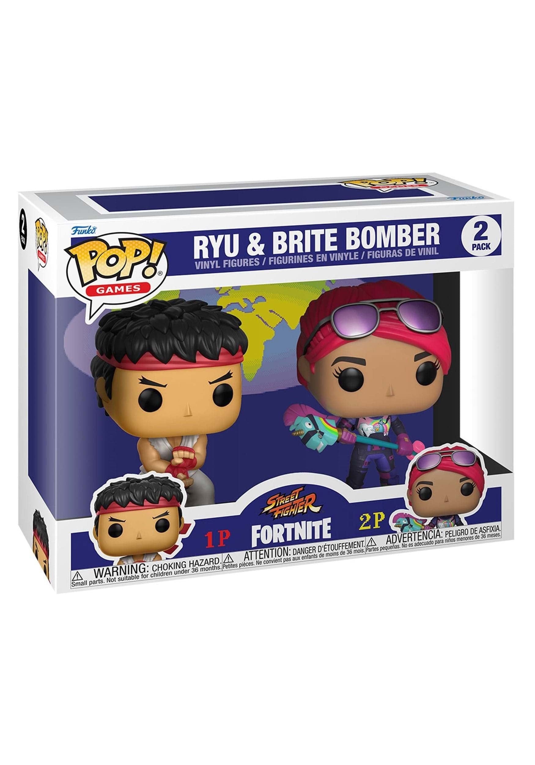 POP RYU AND BRITE BOMBER 2PK
